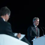 El presidente del PP, Alberto Núñez Feijóo, en la 40 Reunió del Cercle d'Economia.